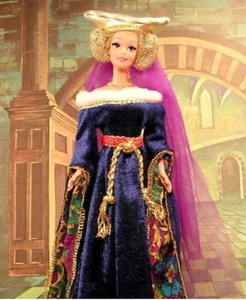 1994 Mattel The Great Eras Collection Medieval Lady Barbie Doll 12791 Vintage - Picture 1 of 8
