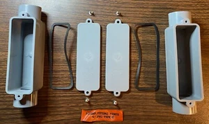 Carlon E987E Rigid PVC Type-C Conduit Bodies, 3/4-inch, Lot of 2 pcs. - Picture 1 of 1