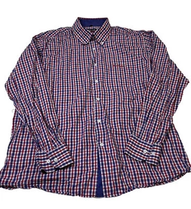 Pierre Cardin Checkered Button Up Shirt 45 - Picture 1 of 3