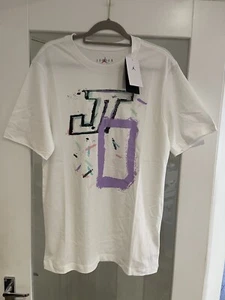 T-shirt uomo Nike Air Tatum JT grafica taglia M NUOVISSIMA CON ETICHETTE - Foto 1 di 12