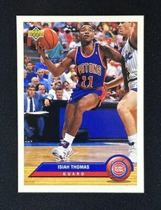 1992-93 Upper Deck McDonalds Isiah Thomas #P12 carta basket Detroit Pistons - Foto 1 di 2