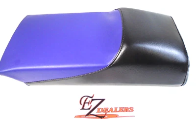 Kitty Cat Snowmobile Seat Cover 1993 to 1999 Purple & Black Staple On Style  - Image 1 of 4