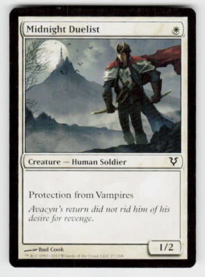 Avacyn Restored #27 Midnight Duelist - Image 1 of 2