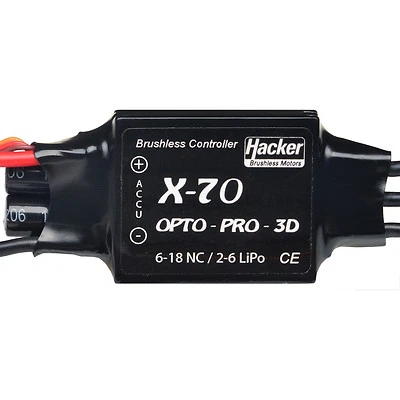 Brushless Regler Speed Controller X 70 OPTO Pro 3D Hacker Motor 87400007 810108 - Bild 1 von 3