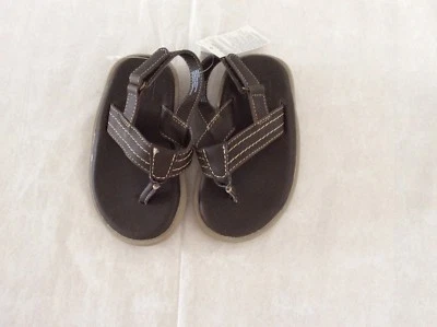 Gap Boys Brown Leather Sandal Size 7T/8T - Image 1 of 3