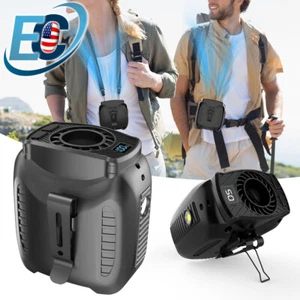 Portable Waist Fan 10000mAh Rechargeable Personal Neck Wearable Fans for Outdoor - Picture 1 of 8