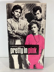 Pretty in Pink 1986 1991 VHS Molly Ringwald Harry Dean Stanton Jon Cryer - Picture 1 of 10