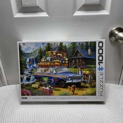Eurographics Loading the Jeep Wagoneer Jigsaw Puzzle 1000 Piece, Brand New - Image 1 of 4