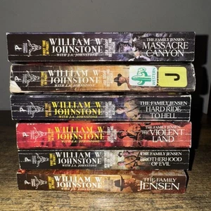 William W Johnstone compete set the FAMILY JENSEN Series w/all 6 paperback books - Picture 1 of 2