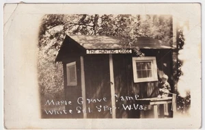 WEST VIRGINIA WHITE SULPHUR SPRINGS MAPLE GROVE CAMP 1930 TO E. FORD, MICHIGAN - Picture 1 of 2