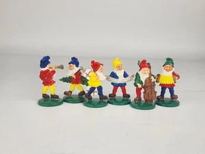 Vintage German Celluloid Wichtel Elfe Tortenaufleger Deko Weihnachten  - Bild 1 von 8