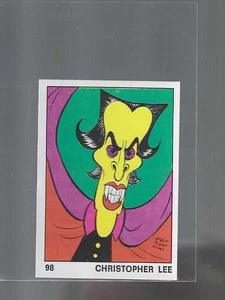 # 98 CHRISTOPHER LEE 1973 PANINI VIP OK sticker - Picture 1 of 1