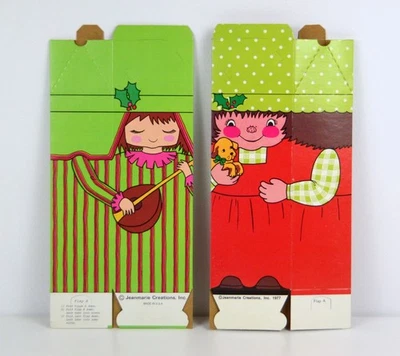 2 Vintage 1970s Jeanmarie Creations Groovy Mod Gift Boxes - Image 1 of 4