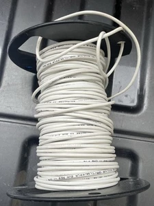 PARTIAL ROLL (~176 Ft). Southwire 22/4Sol Cu CMR/CL3R - Solid Copper Wire, White - Picture 1 of 3