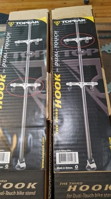 Tercer gancho Topeak para tubos principales y de extensión Dual Touch - ¡nuevo en la caja! Foto 1 de 4