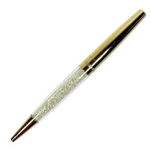 SWAROVSKI Crystalline Gold-Tone Ballpoint Pen 5 3/8" - Picture 1 of 10