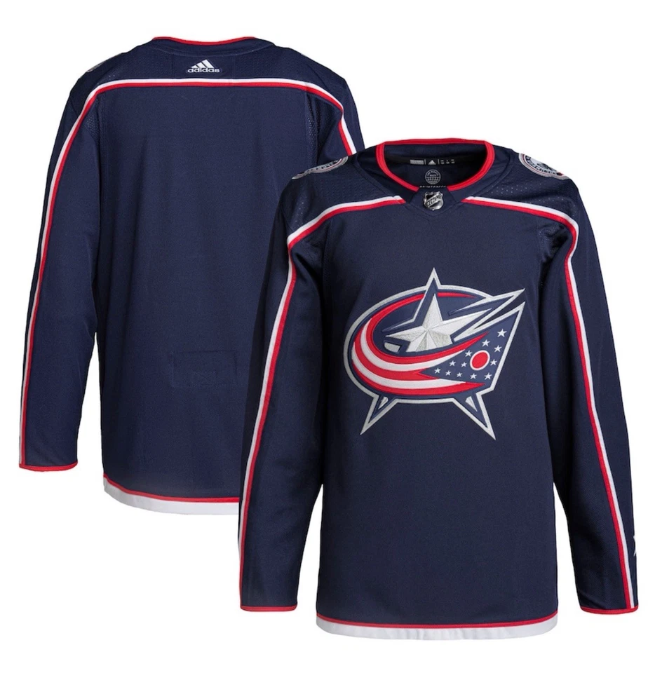 Columbus Blue Jackets Adidas Primegreen NHL Home Hockey Jersey Men’s Size 50