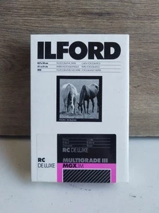 Papel Fotográfico Ilford Multigrado III Brillante RC Deluxe MGX.1M 6B17(2) - Imagen 1 de 6