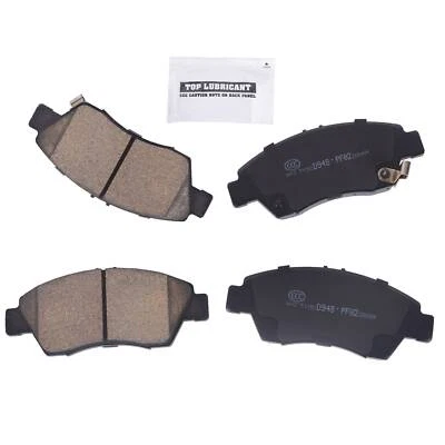 4X conjunto de pastilhas de freio dianteiras de cerâmica compatível com 2009-2013 2015-2020 Honda Fit 1.5L - Imagem 1 de 4