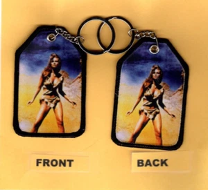 RAQUEL WELCH SUBLIMATION Key Chain APPROX SIZE 3.5X2.25" - Picture 1 of 1
