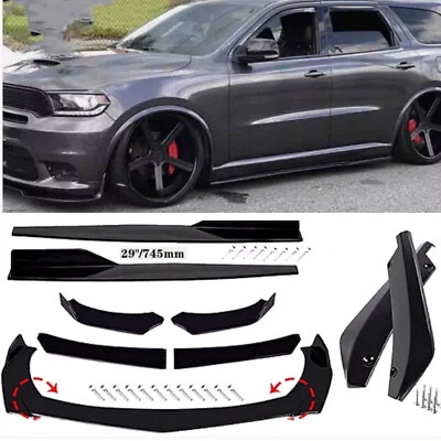 For Dodge Durango Front Bumper Lip Spoiler Splitter Side Skirt Rear Lip Body US Foto 1 de 4