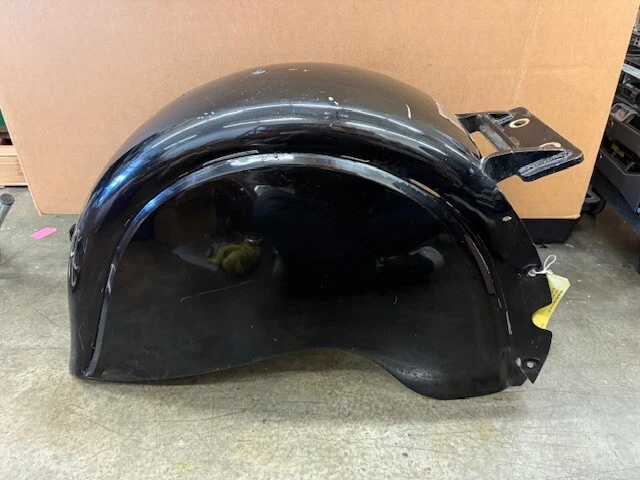 Vintage Indian Chief / Scout / Spirit Rear Fender  99–03 Black Steel Gilroy Era - Image 1 of 4