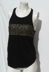 Canotta H&M donna nera per ogni vittoria corsa atletica racerback US XS - Foto 1 di 5