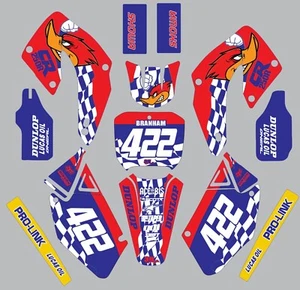 Kit Gráfico para Honda CR250 CR 250 2000-2001 Calcomanías Adhesivas - Imagen 1 de 1