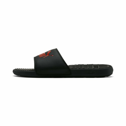 Sandalo uomo PUMA Cool Cat Slide. Puma Nero Rosso ad alto rischio. Taglia 10~11