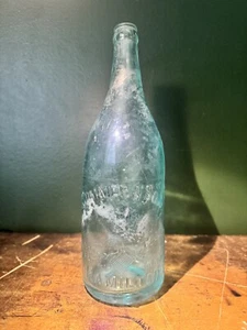 Antique Canadian Aqua Glass Bottle: Cummer & Son Hamilton, Ontario, Vintage - Bild 1 von 10