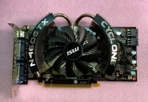 MSI NVIDIA N460GTX Cyclone PCI Express x16 VIDEO CARD 768MB GDDR5 768D5/OC - Picture 1 of 4