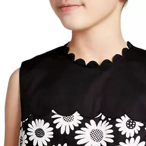 Victoria Beckham Target Kids Girls Daisy Floral Mini Dress Black/White Sz Small - Picture 1 of 5