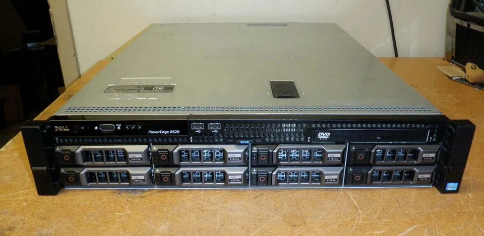 Dell Poweredge R520 Server-2x Eight Core Xeon E5-2440 V2 1.9Ghz-H310-96GB-2xPSU - Image 1 of 1