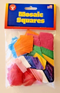 Cuadrados de mosaico de papel de tela Hygloss Products para tejido de 1" para matemáticas o artesanías - Imagen 1 de 2