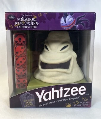 Yahtzee Tim Burton's Nightmare Before Christmas OOGIE BOOGIE GITD Hasbro - Image 1 of 4