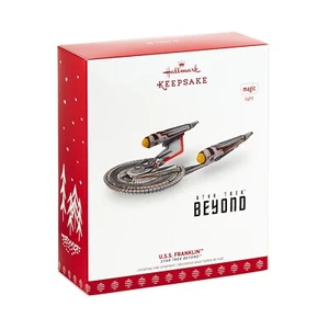 Hallmark Keepsake U.S.S Franklin 2017 Ornament MAGIC Star Trek Beyond - Bild 1 von 3