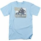 T-shirt logo siège arrière Knight Rider homme sous licence émission de télévision classique bleu clair