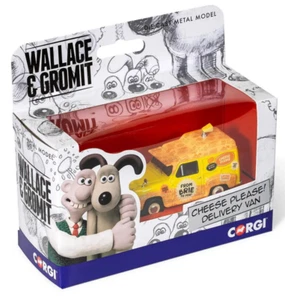 Corgi Wallace & Gromit Austin A35 Van - Cheese Please! Delivery Van 1:43 C80506 - Picture 1 of 3