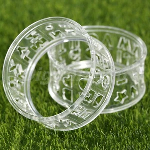 Clear A-Z Alphabet Template Golf Ball Letter Liner Marker Drawing Alignment Tool - Picture 1 of 10