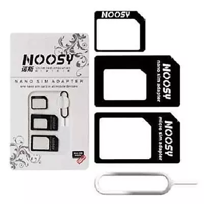 NOOSY Sim karten Adapter NANO Neu Smartphone-Adapter
