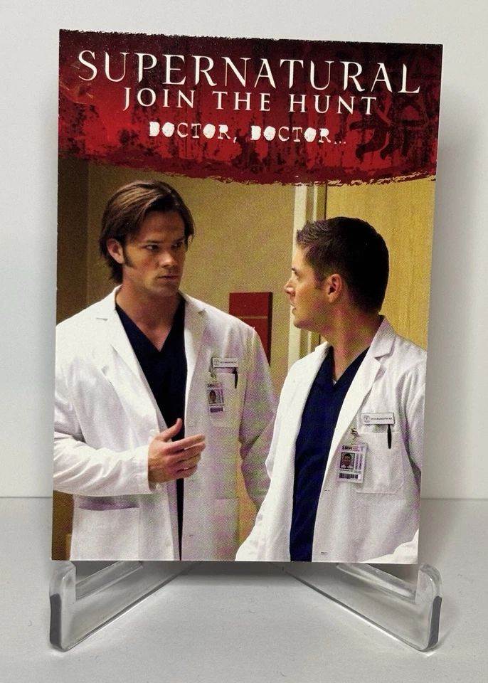 SUPERNATURAL CRYPTOZOIC SEASONS 4-6 DISGUISES INSERT D4 DOCTOR, DOCTOR SAM DEAN - Image 1 of 1