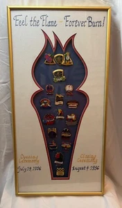 Vtg Atlanta 1996 Olympics Ceremonies Team Opening Closing Ceremony 18 Pin Set - Picture 1 of 5