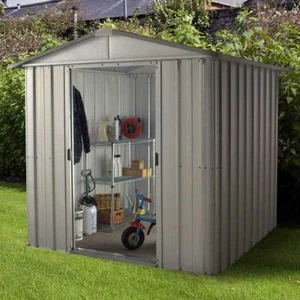 Garden Shed 6 x 8ft Yardmaster Apex Zinc Deluxe Metal Assembly Service Available - Picture 1 of 5