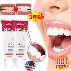 2PCS Probiotic Toothpaste Brightening Fresh Breath WhiteningTeeth Deep Clean - Picture 1 of 19