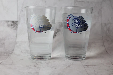 Color Changing! Gonzaga University Bulldogs Heat Sensitive Pint Glass Cover