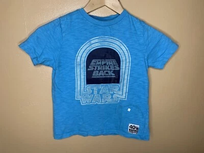 Gap Boys Size Small Tee Shirt Blue Star Warz Short Sleeve Round Neck - Image 1 of 4