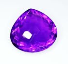 Authentic Certified Amethyt Loose Gemstone Pear Faceted From Brazil 57-59 Cts