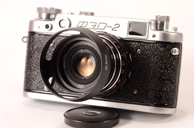 FED 2 Serviced CLA USSR LEICA 35mm Film Refurbished Camera Industar 61L/D Lens - Image 1 of 4