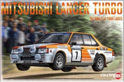 KIT MODELLINO AUTO STATICO BEEMAX MITSUBISHI LANCER RALLY 1000 LAGHI 1982 1/24 - Immagine 1 di 4