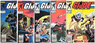 G.I. Joe, a Real American Hero #59-63 (Marvel Comics 1987) Newsstand Variants - Image 1 of 4